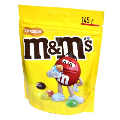 Драже M&amp;Ms с арахисом 145гр д/п