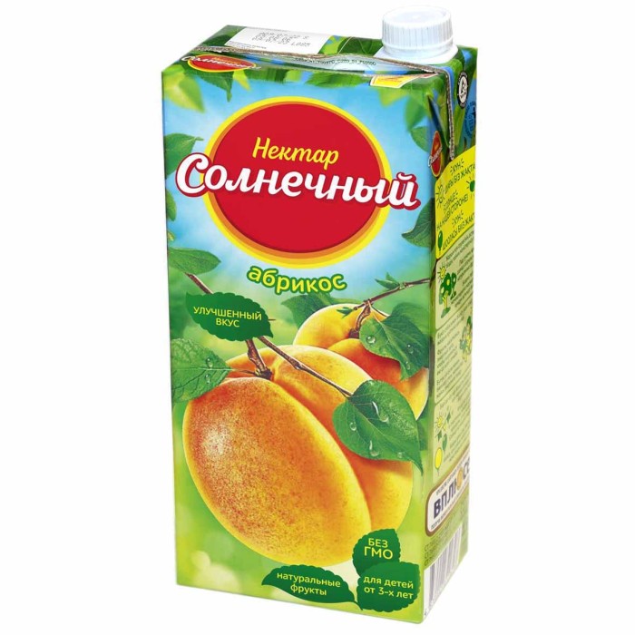 Нектар Солнечный абрикос 1,9л т/п