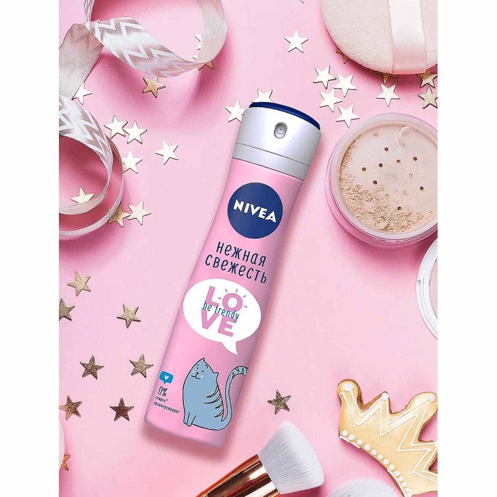 Дезодорант Nivea Love Be Trendy нежная свежесть 150мл ж/б