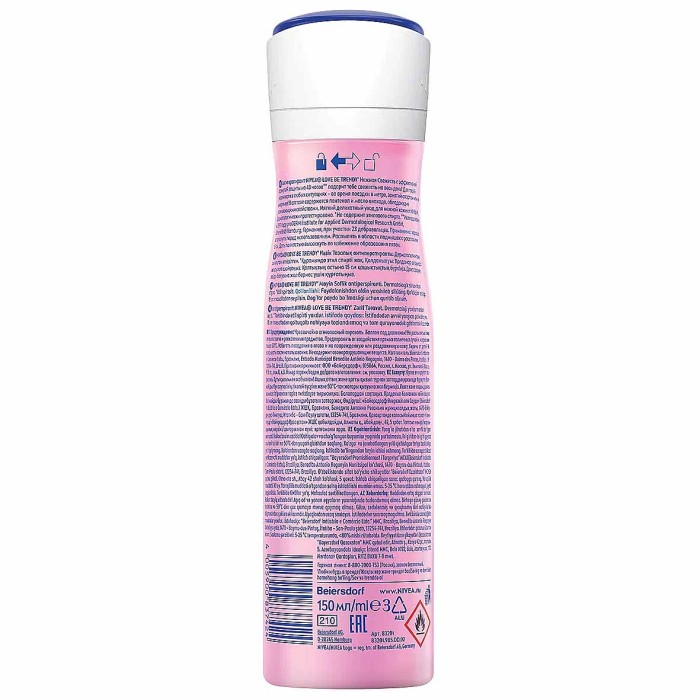 Дезодорант Nivea Love Be Trendy нежная свежесть 150мл ж/б
