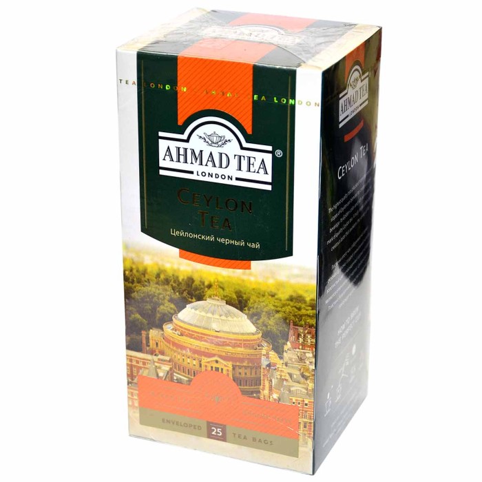 Чай Ahmad Tea Ceylon черный 25*2гр к/у