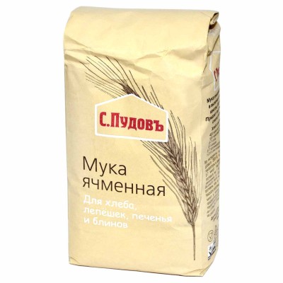 Мука С.Пудовъ ячменная 400 гр м/у