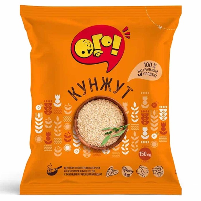 Кунжут Ого! 150гр м/у