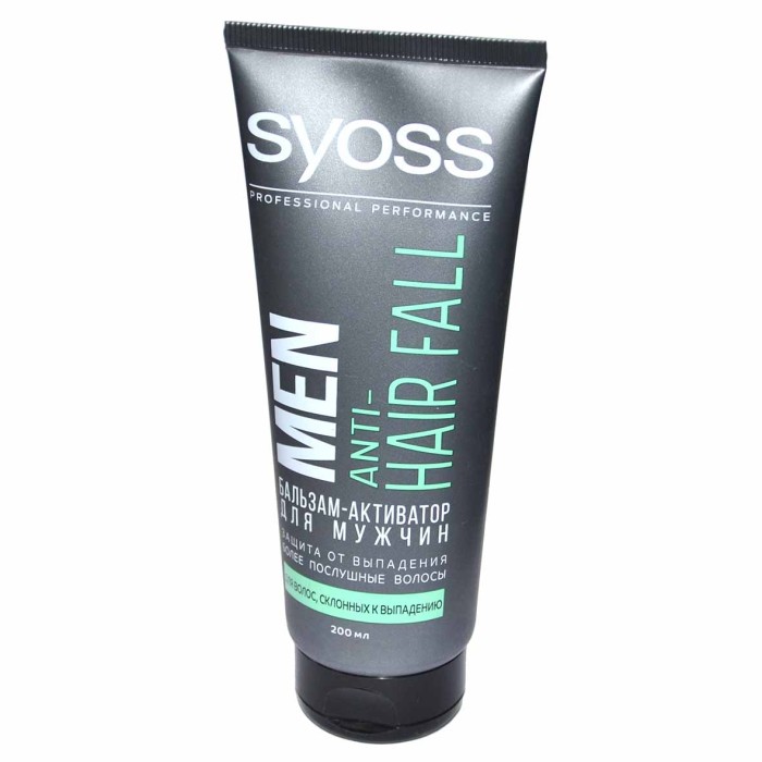 Бальзам для волос Syoss Men Anti-Hair Fall 200мл пэт