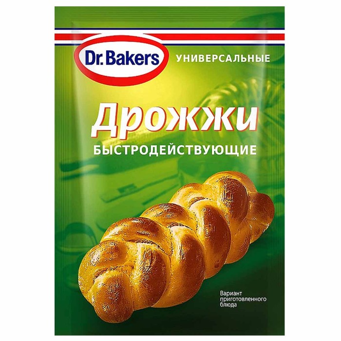 Дрожжи сухие Dr.Bakers мгновенного действия 7гр м/у