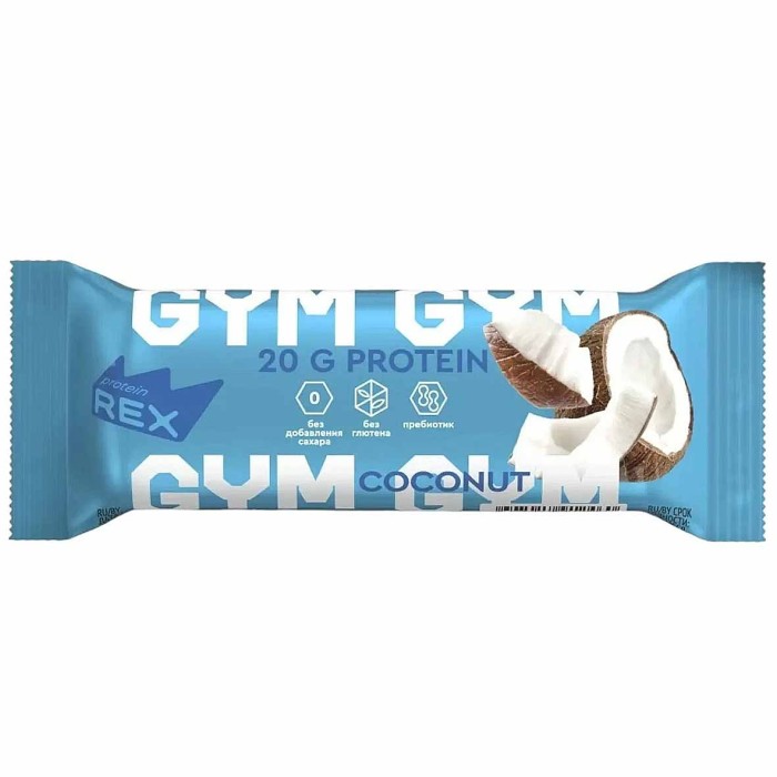 Батончик протеиновый GYM Кокос 60гр м/у
