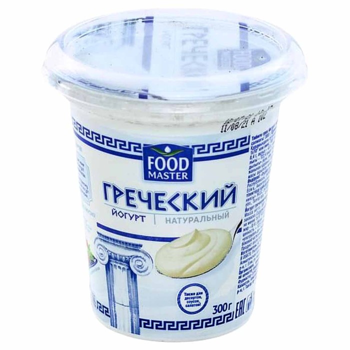 Йогурт FoodMaster Греческий натуральный 8,4% 300гр пэт