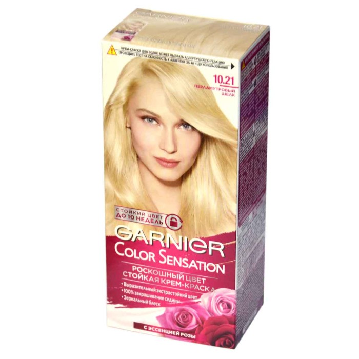 Краска для волос Garnier Color Sansation 10.21 Перламутровый шелк к/у