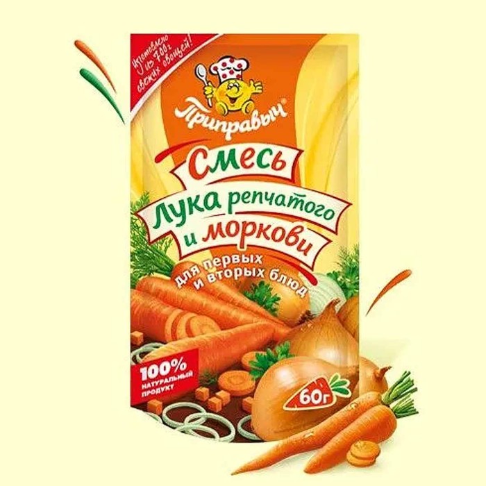 Приправа Приправыч смесь лука и моркови 60гр м/у
