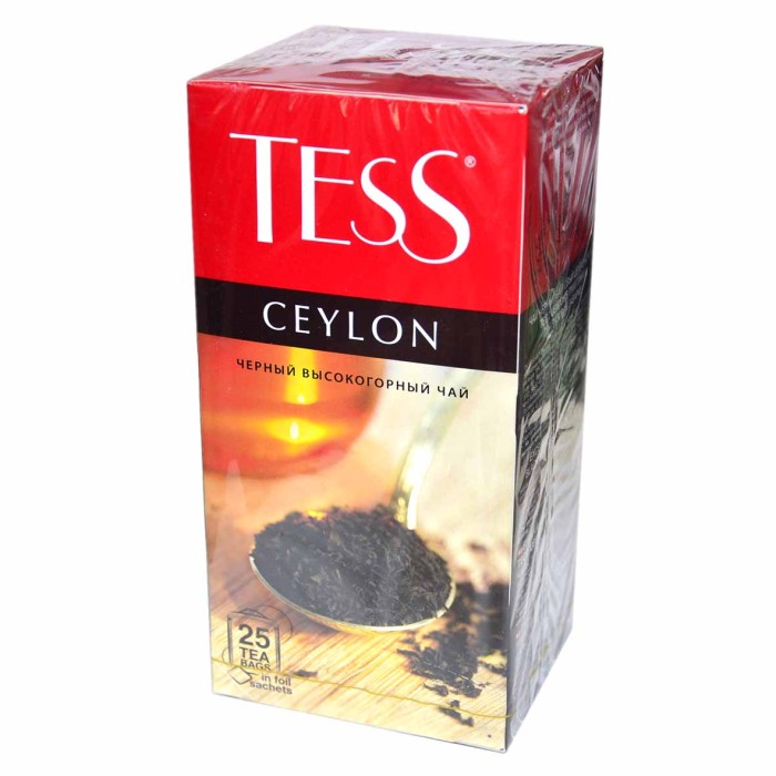 Чай Tess Ceylon черный 25*2гр к/у