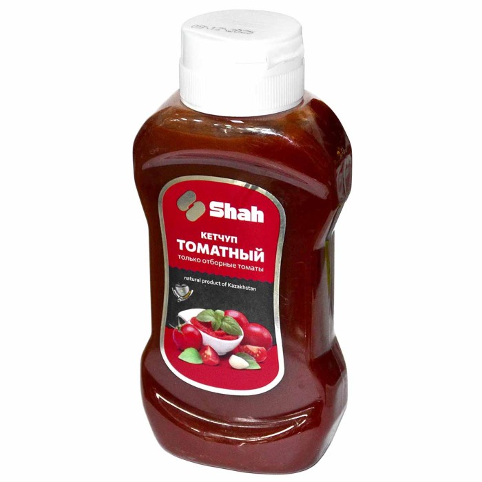Кетчуп Shah Томатный 500гр пэт