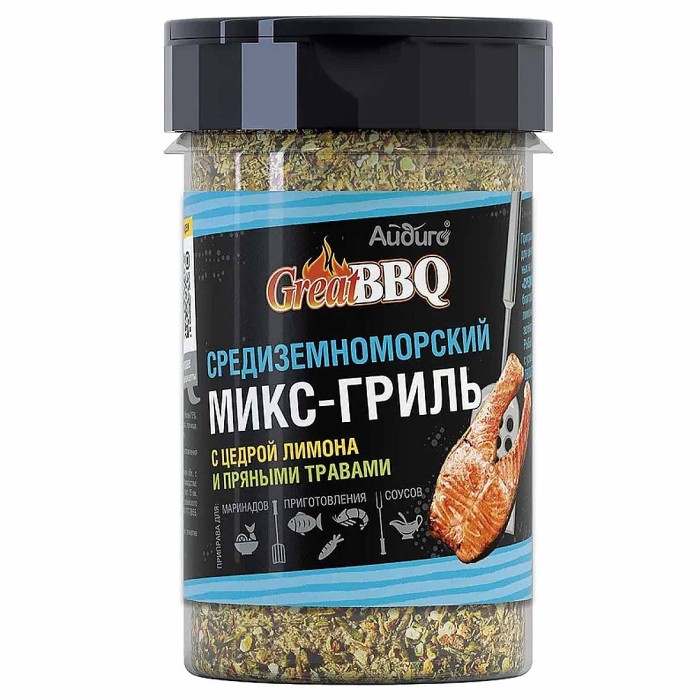 Приправа Айдиго Great BBQ Средиземноморский микс-гриль 160гр пэт
