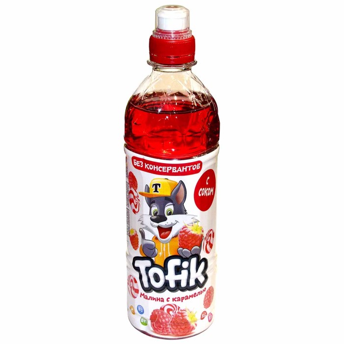 Напиток Tofik карамельная малина негаз 0,5л пэт