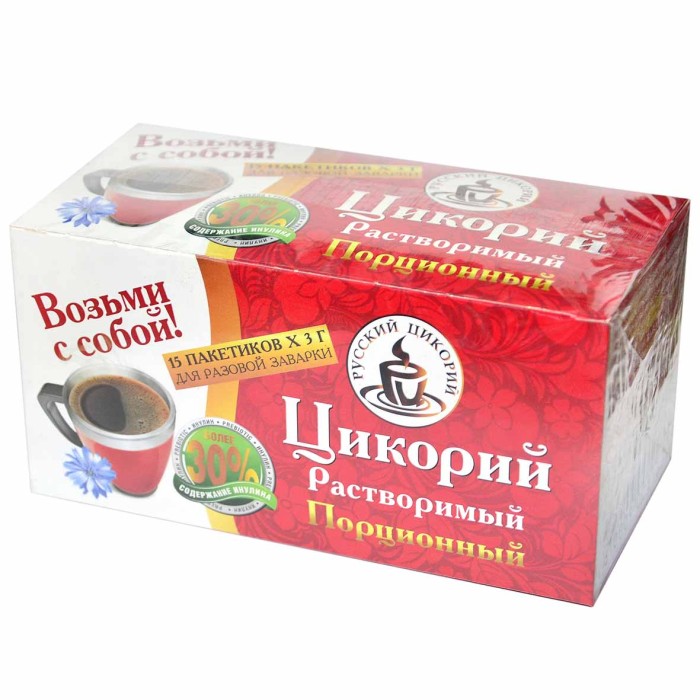 Цикорий Русский цикорий порционный 15*3гр к/у