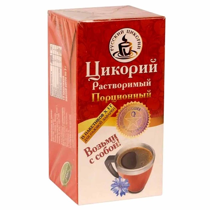 Цикорий Русский цикорий порционный 15*3гр к/у