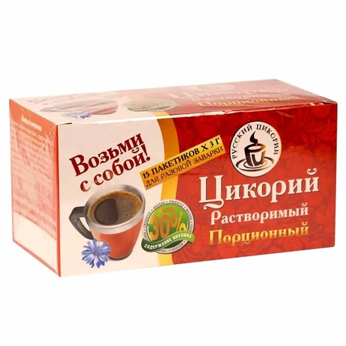 Цикорий Русский цикорий порционный 15*3гр к/у
