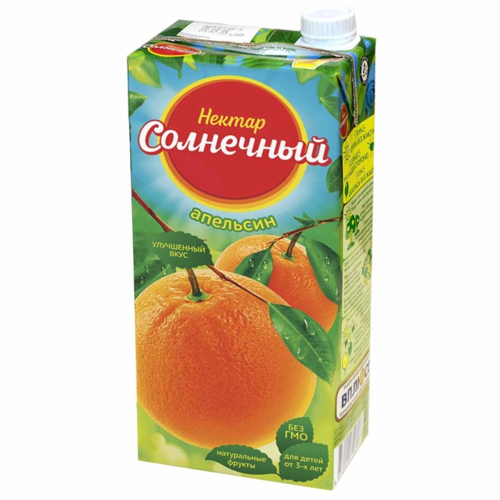 Нектар Солнечный апельсин 1,9л т/п
