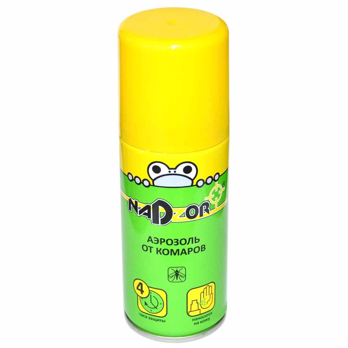 Аэрозоль Nadzor от комаров 100мл ж/б артISU002ER