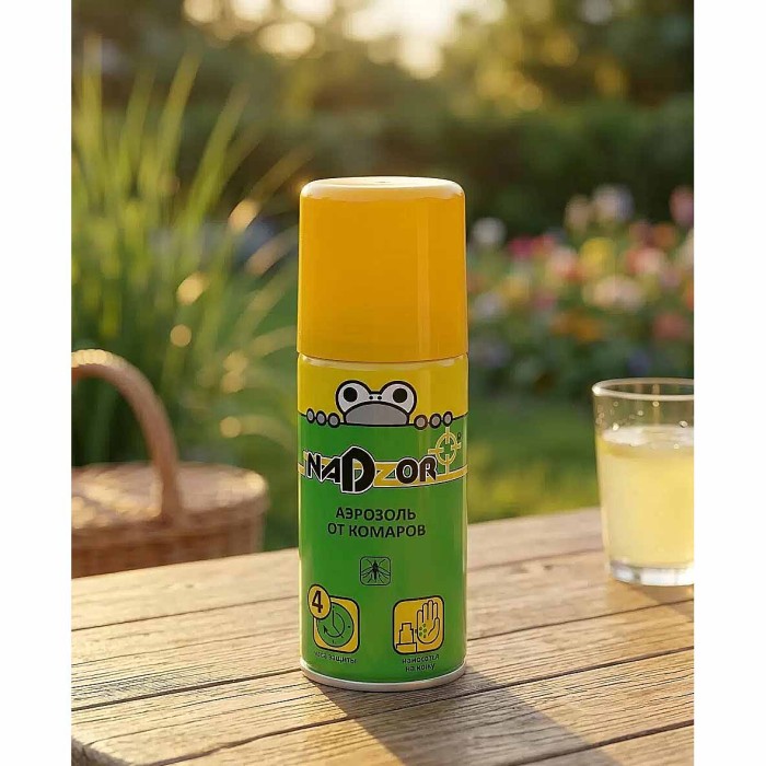 Аэрозоль Nadzor от комаров 100мл ж/б артISU002ER