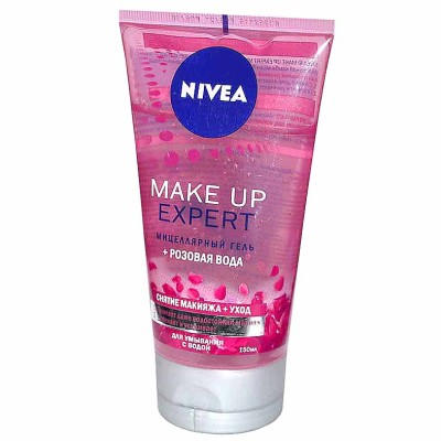 Гель для лица Nivea Organic Rose Мицеллярный для снятия макияжа 150мл пэт