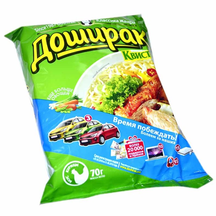 Лапша Доширак Квисти курица 70гр м/у