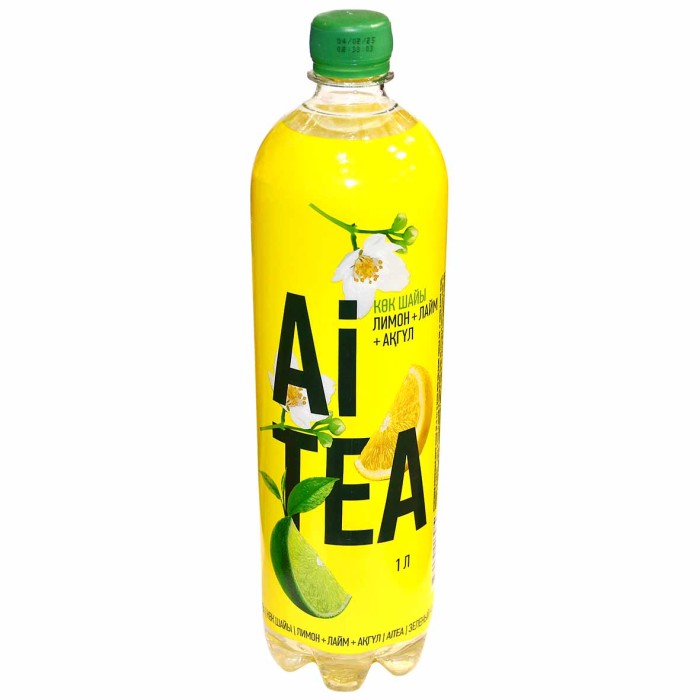 Чай Ai Tea лимон-лайм зеленый 1л пэт