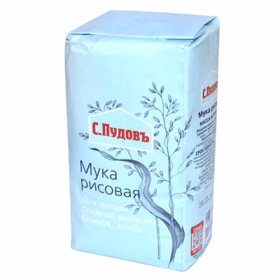 Мука С.Пудовъ рисовая 400 гр м/у