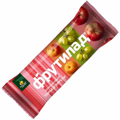 Батончик фруктовый Фрутилад Абрикос-яблоко-изюм 30гр м/у
