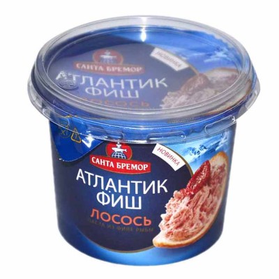 Паста Санта Бремор Атлантик Фиш с лососем 140гр пэт