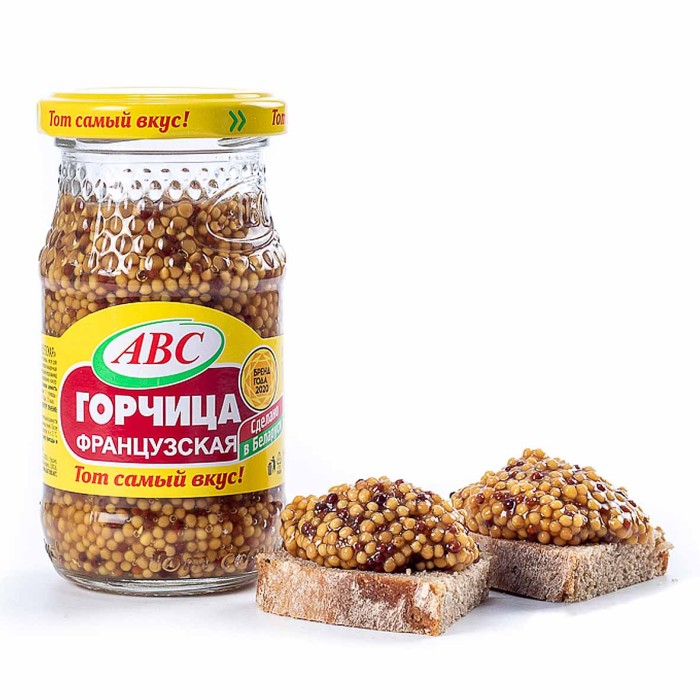 Горчица АВС Французская  160гр ст/б