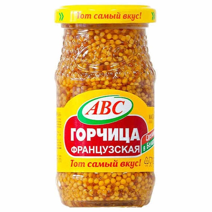 Горчица АВС Французская  160гр ст/б