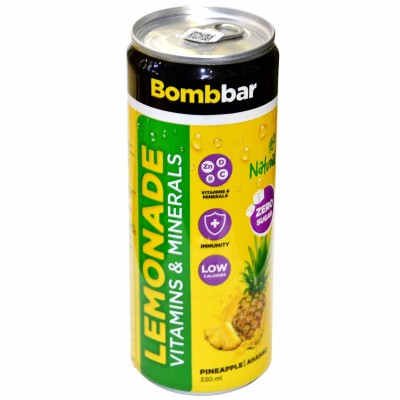 Напиток Bombbar Лимонад со вкусом ананаса 0,330мл ж/б