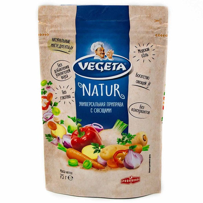 Приправа Vegeta Natur Универсальная 75гр м/у