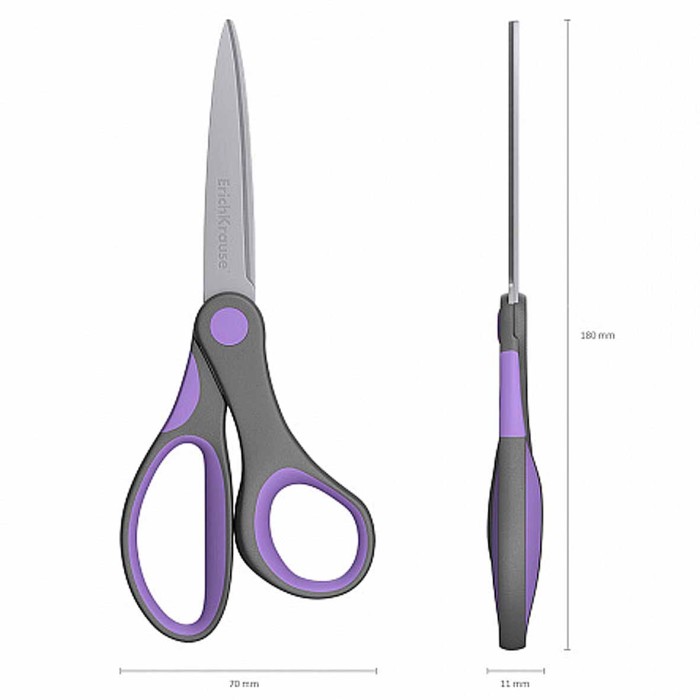 Ножницы канцелярские Erich Krause Comfort 180мм арт22341