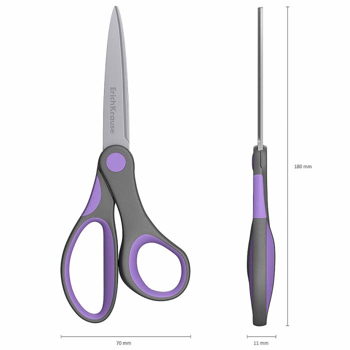 Ножницы канцелярские Erich Krause Comfort 180мм арт22341