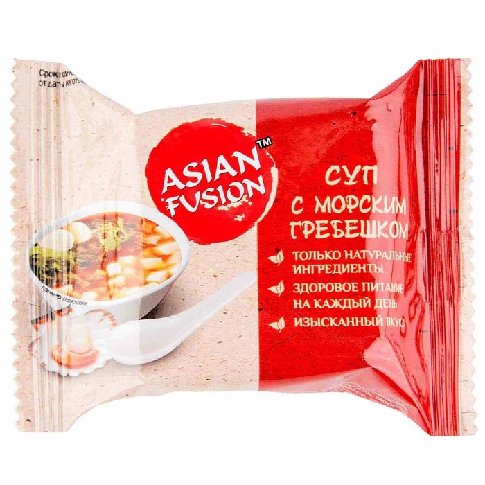 Суп AsianFushion с морским гребешком 12гр м/у