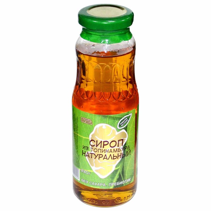 Сироп Посадъ натуральный из топинамбура 330гр ст/б