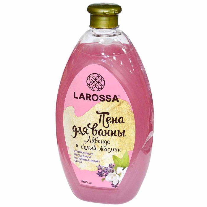 Пена для ванн Ла Росса Лаванда и белый жасмин 1л пэт