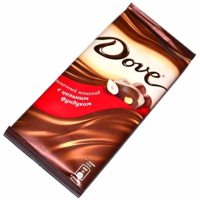 Шоколад Dove Цельный фундук 90гр м/у