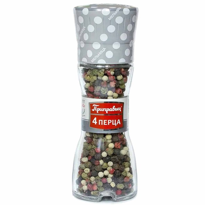 Мельница Приправыч 4 перца 43гр ст/б