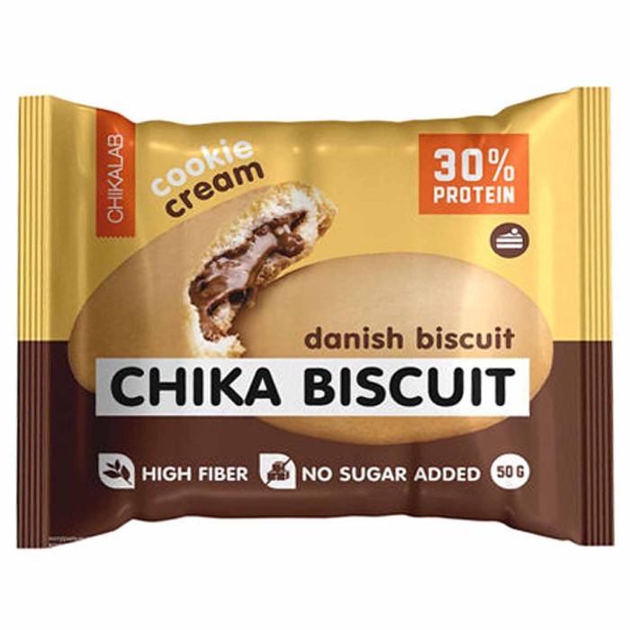 Печенье Chikalab Protein Датский бисквит неглаз 50гр м/у