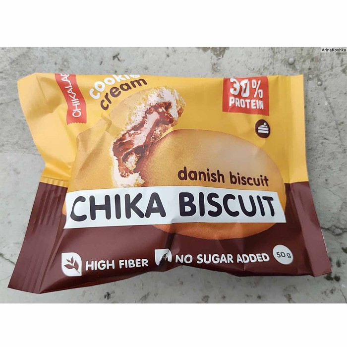 Печенье Chikalab Protein Датский бисквит неглаз 50гр м/у