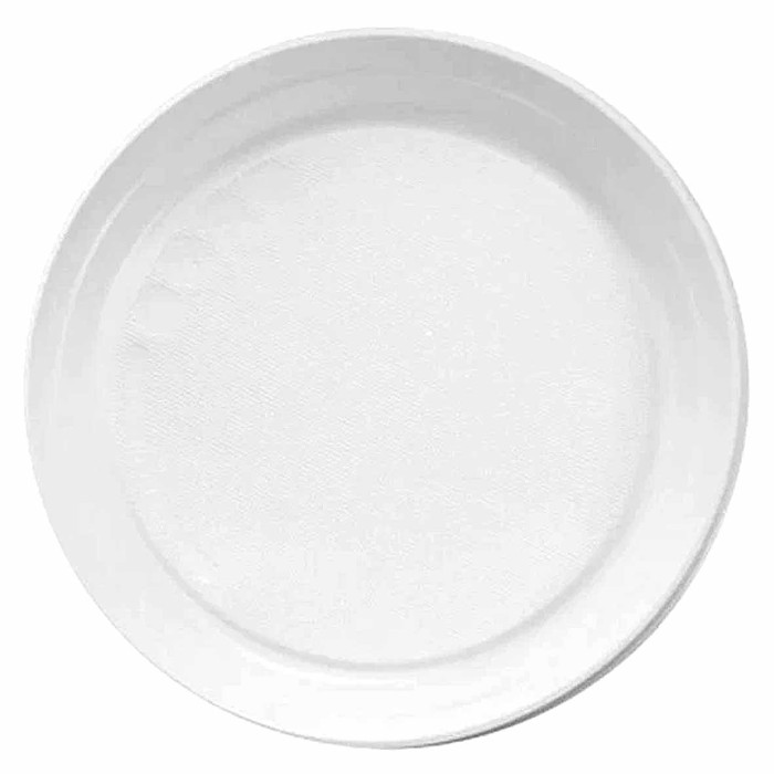 Тарелка Paclan Party пластик белая 170мм 6шт м/у