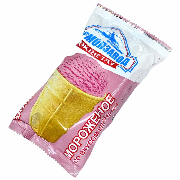 Мороженое Гормолзавод Молочное со вкусом клубники 80гр м/у