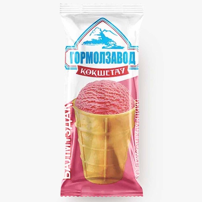 Мороженое Гормолзавод Молочное со вкусом клубники 80гр м/у