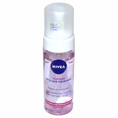 Мусс для умывания Nivea Нежный для сух кожи 150мл пэт