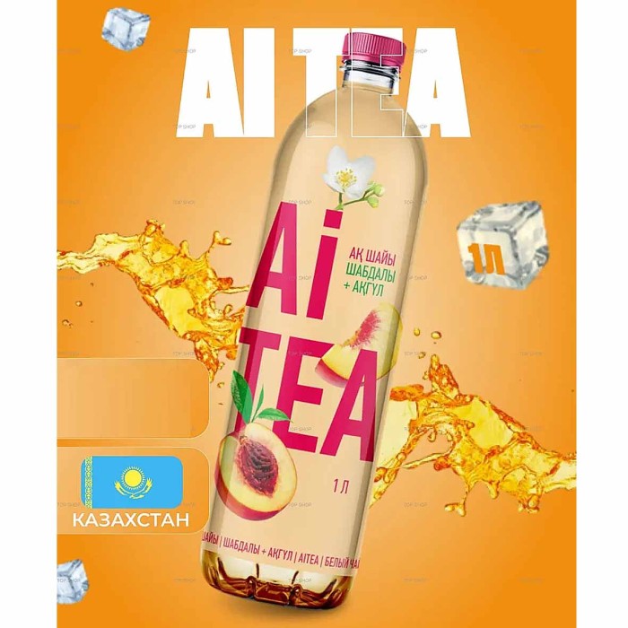 Чай Ai Tea персик-жасмин белый 1л пэт