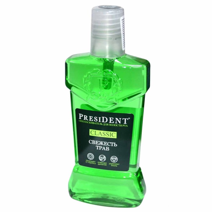 Ополаскиватель для полости рта President Classic 250мл пэт