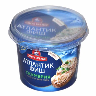Паста Санта Бремор Атлантик Фиш со скумбрией 140гр пэт