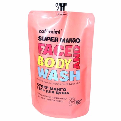Гель для душа Cafe Mimi Super Fruit Супер манго 450мл д/п